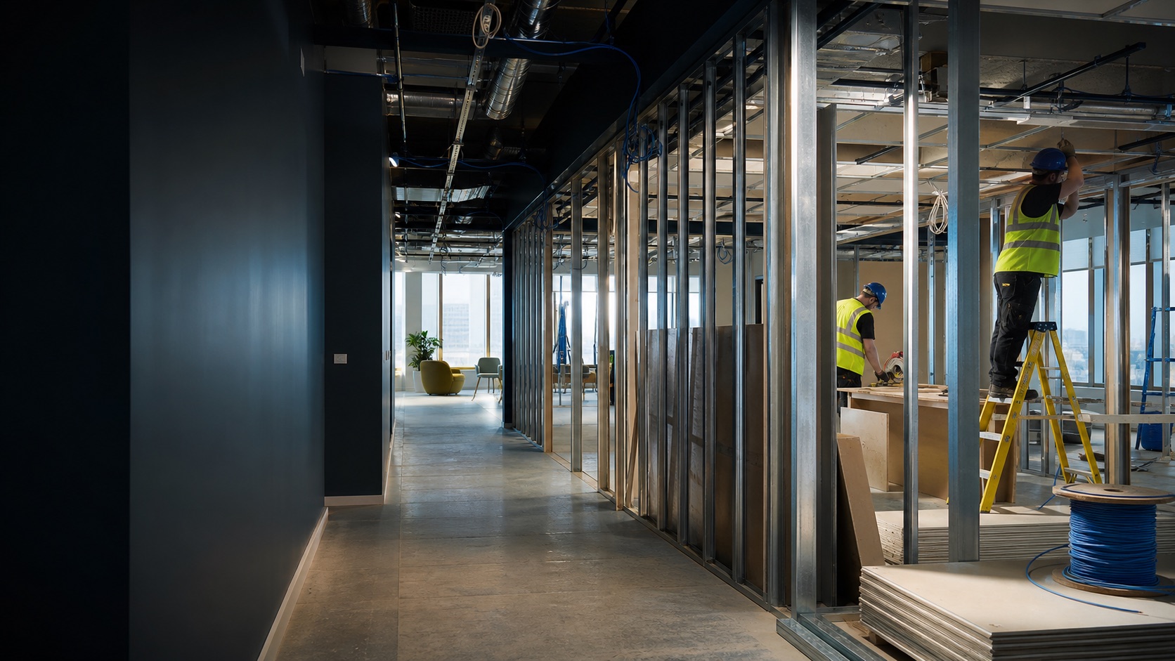 Full commercial refurbishment work in a London commercial property